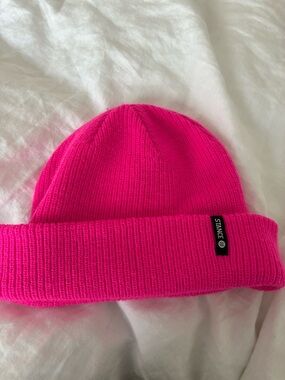 Stance Neon Pink Cuffed Beanie